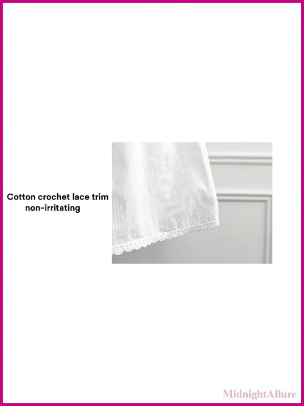 100% Cotton Women's Half Slip Lace Trim Vintage Underskirt S-XXL